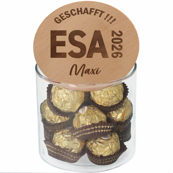 Geschenkglas ESA 2026 "Name"