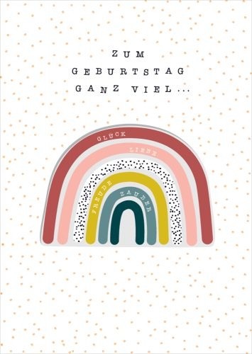 Musikkarte "Zum Geburtstag ganz viel Glück, Liebe, Freude, Zauber"
