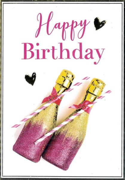 Geburtstagskarte "Happy Birthday"
