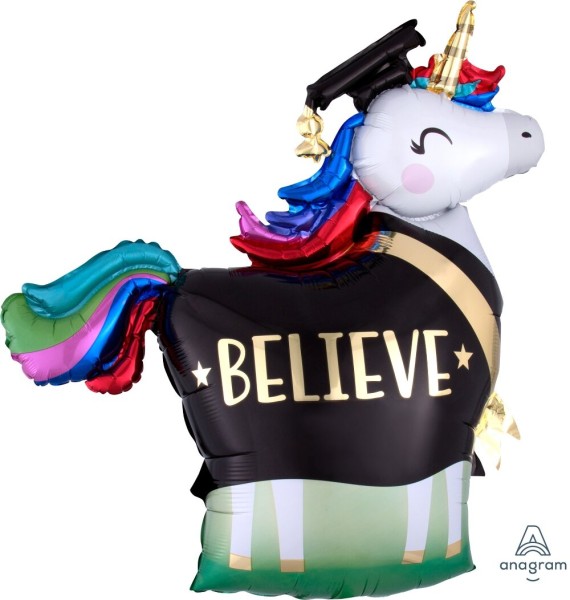 Riesenballon Einhorn "Believe"