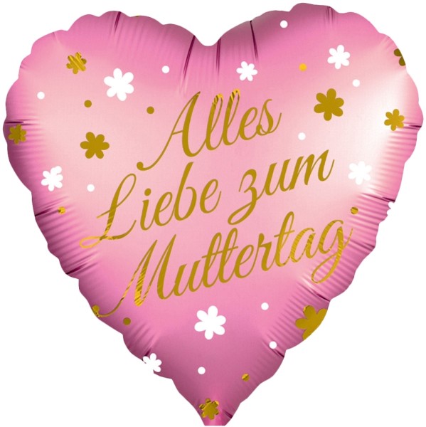 Herz Folienballon "Alle Liebe zum Muttertag"