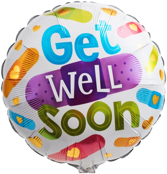 Folienballon "GET WELL SOON"