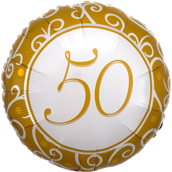 Ballongruss zum 50. Hochzeitstag