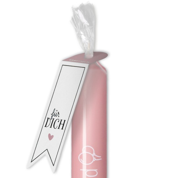 Stabkerze "Geburtstagskind" Rosa