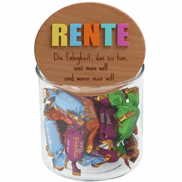 Goodtimes Geschenkglas Rente 530ml
