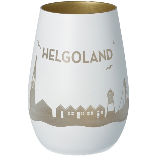 Windlicht Skyline Helgoland