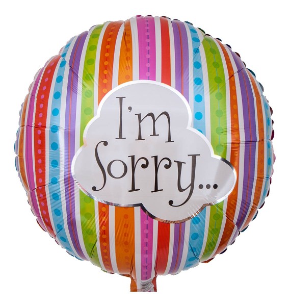 Folienballon "I'm Sorry ..."