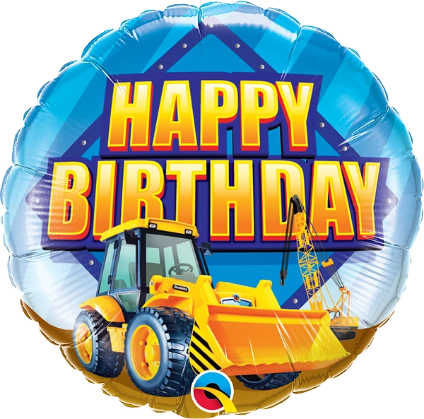 Kinder Ballon "Happy Birthday - Bagger"