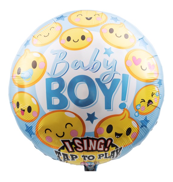 Musikballon Emoticon "Baby Boy"