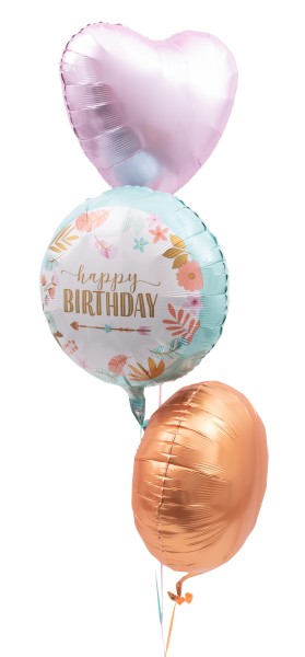 Ballon Bouquet "Happy Birthday BOHO"