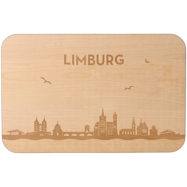 Frühstücksbrett Skyline Limburg 23cm x 15cm x 1cm