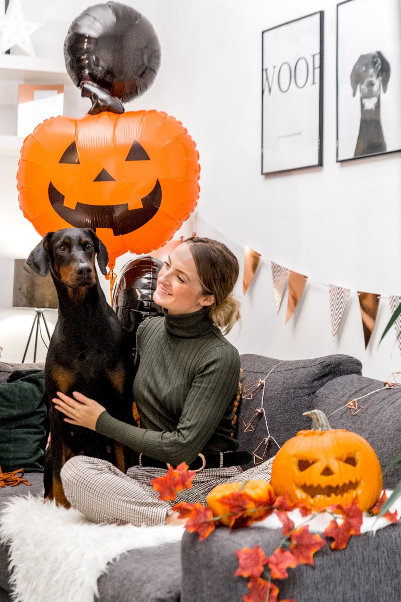 Toyland Kürbis-Heliumballon – 61 Cm, Halloween-Deko, Mit Automatischem Verschlussventil