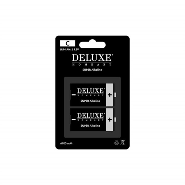 Deluxe Homeart Batterien, Typ C, 2 Stück