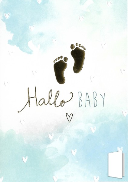 Geburtskarte "Hallo Baby"
