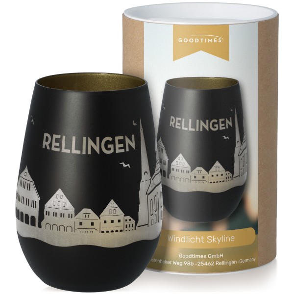 Windlicht Skyline Rellingen
