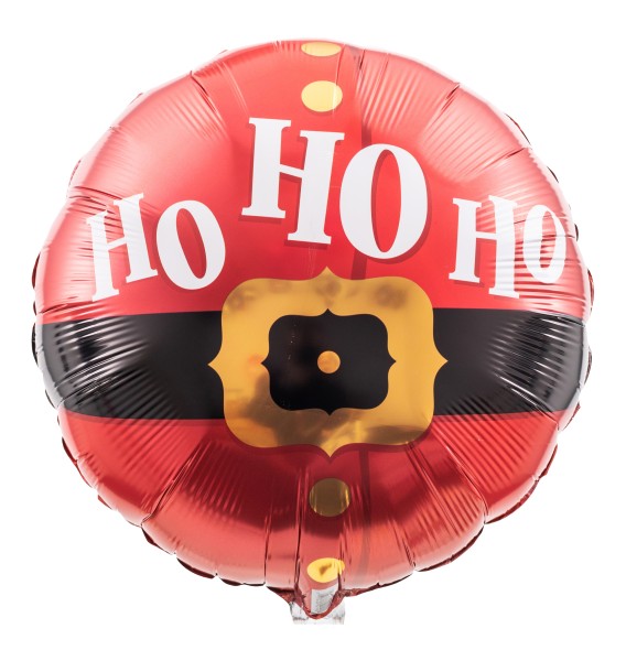 Folienballon Santa's Bauch HO HO HO