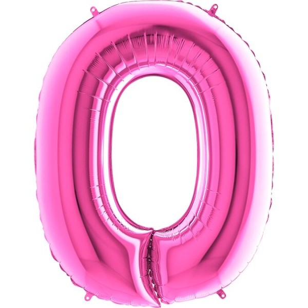 Buchstabenballon Pink "O"