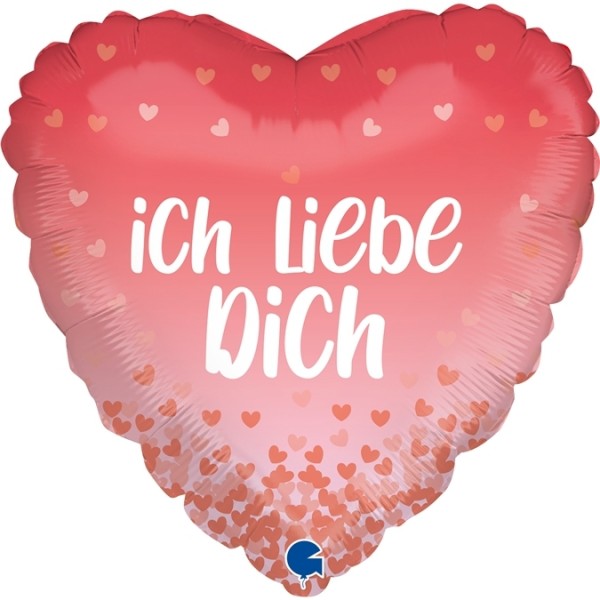 Herzballon "Ich Liebe dich"