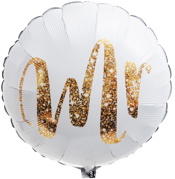 Folienballon "MR" Gold