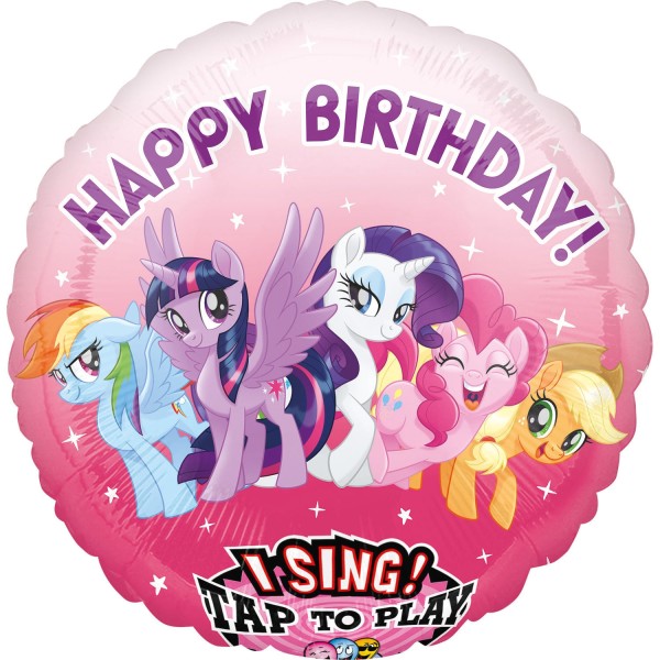 Musikballon "My little Pony - Happy Birthday"