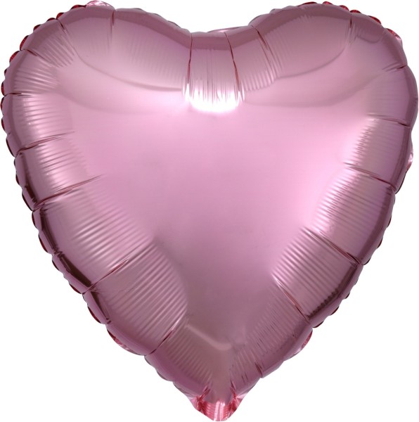 Folienballon Herz, Roségold