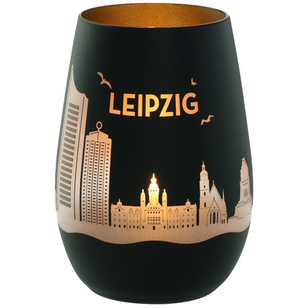Windlicht Skyline Leipzig