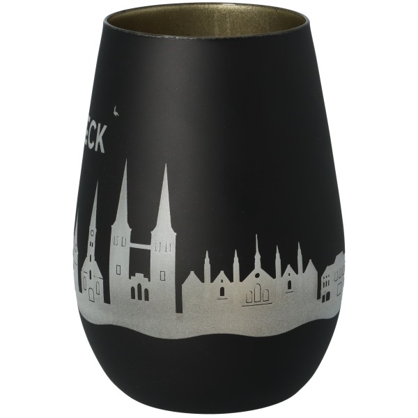 Windlicht Skyline Lübeck