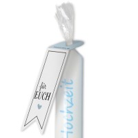 Vorschau: Stabkerze "Diamantene Hochzeit" Weiß Vorschau: Stabkerze "Diamantene Hochzeit" Weiß