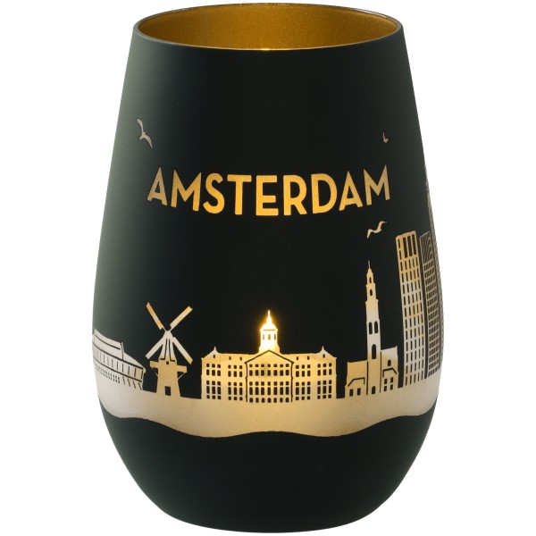 Windlicht Skyline Amsterdam