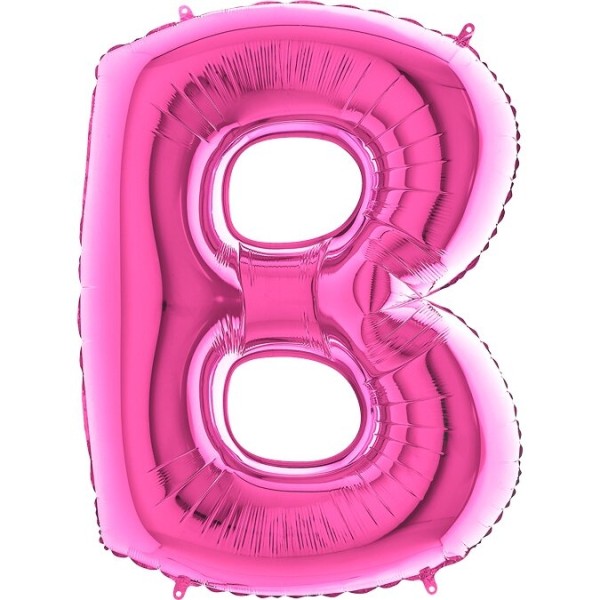 Buchstabenballon Pink "B"