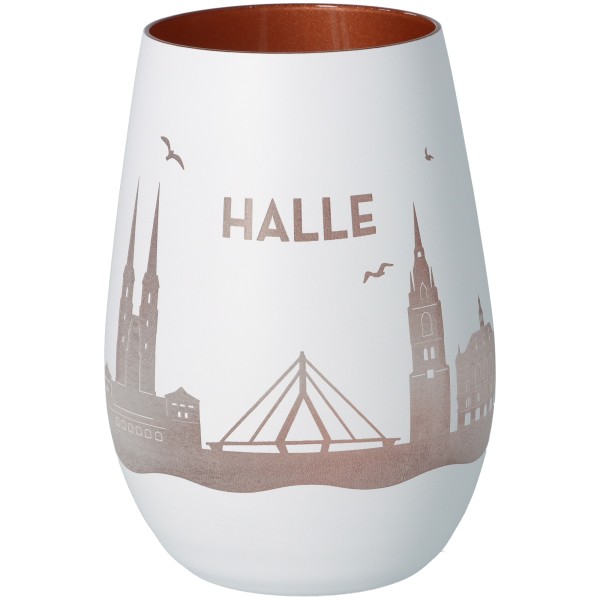 Windlicht Skyline Halle
