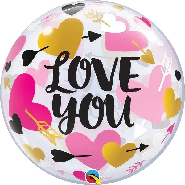 Bubble Ballon "Love You"