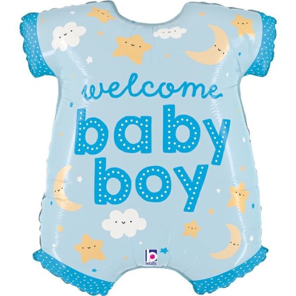 Folienballon Baby Boy Onesie