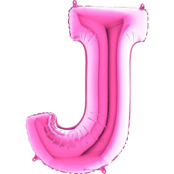 Folienballon Buchstabe "J - Pink"