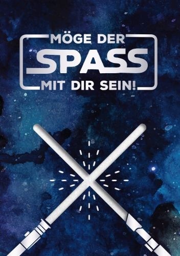 Musikkarte zum Geburtstag "Star Wars Melodie"