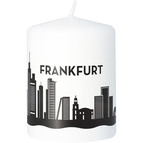 Stumpenkerze Skyline Frankfurt