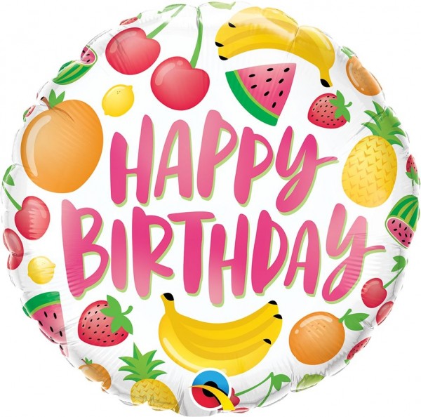 Fruchtiger Ballon "Happy Birthday"