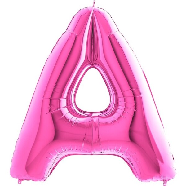 Buchstabenballon Pink "A"