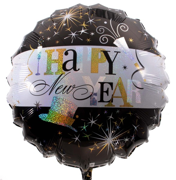 Großer Silvester Ballon "Happy New Year"