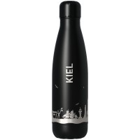 Trinkflasche Skyline Kiel 500ml Schwarz Trinkflasche Skyline Kiel 500ml Schwarz