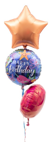 Ballon Bouquet "Happy Birthday Under The Sea"