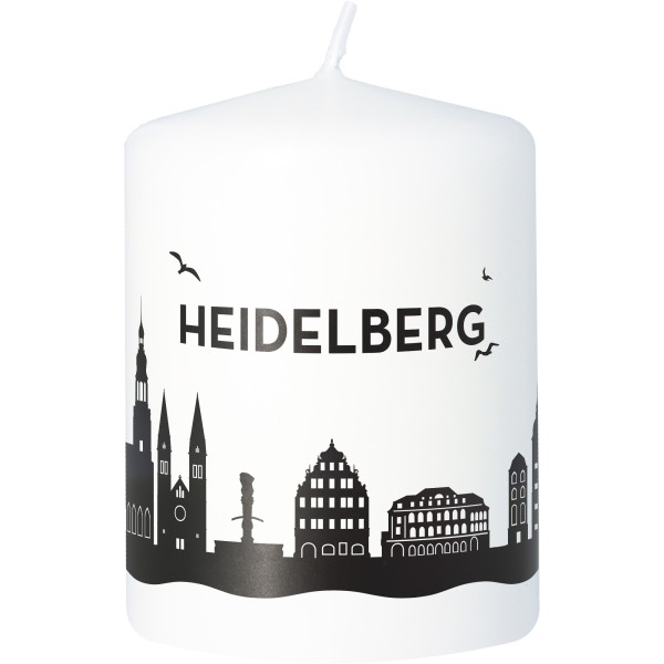 Stumpenkerze Skyline Heidelberg