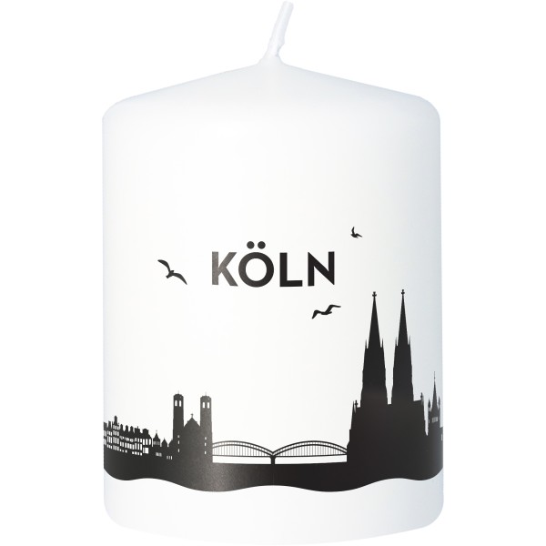 Stumpenkerze Skyline Köln