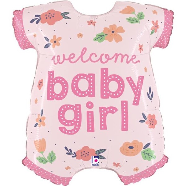 Folienballon Baby Girl Onesie