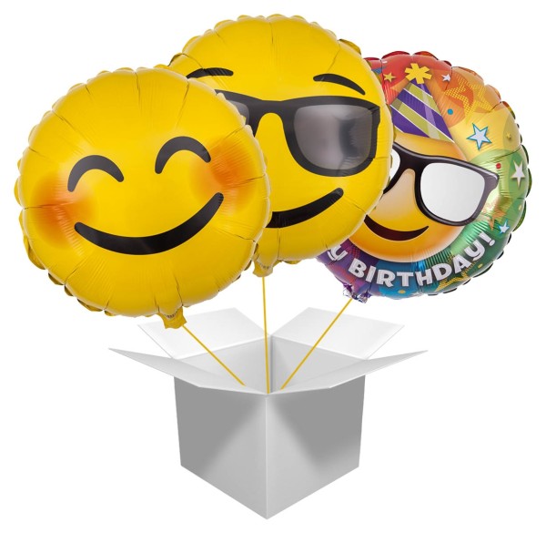 Ballon Bouquet "Happy Birthday Smileys"