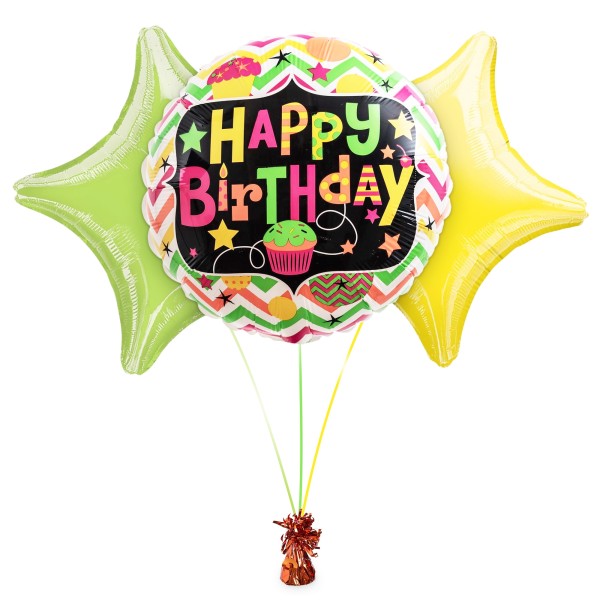 Ballon Bouquet "Happy Birthday - Cupcake"