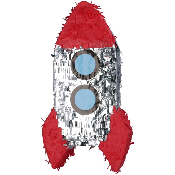 Pinata Rakete in Silber