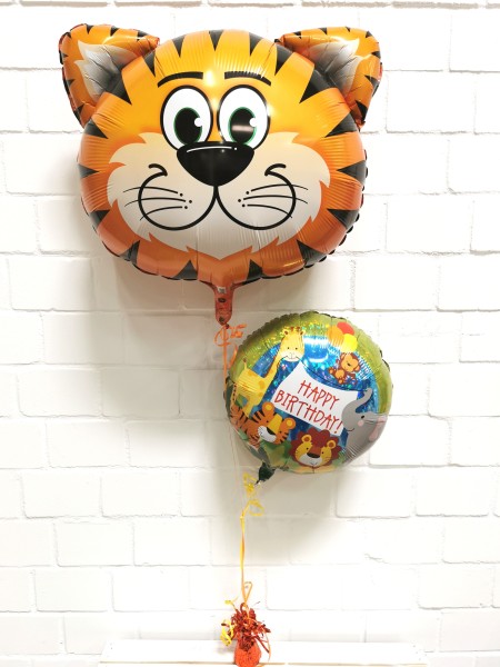 Ballonset Zoo Tiere "Happy Birthday"