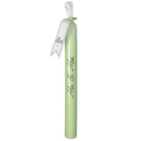 Stabkerze "Mr & Mrs" Mintgrün, Schwarz  Stabkerze "Mr & Mrs" Mintgrün, Schwarz