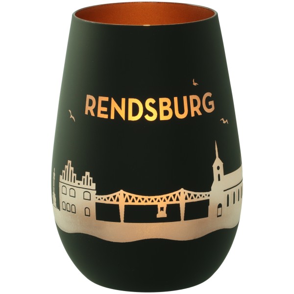 Windlicht Skyline Rendsburg